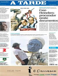 Capa do jornal A Tarde 29/06/2020
