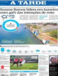 Capa do jornal A Tarde 30/10/2020