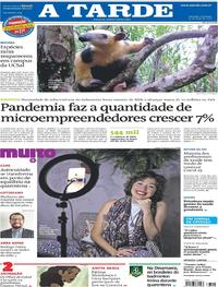 Capa do jornal A Tarde 31/05/2020
