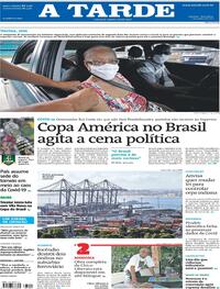 Capa do jornal A Tarde 01/06/2021