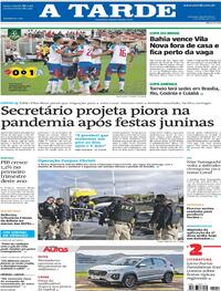 Capa do jornal A Tarde 02/06/2021