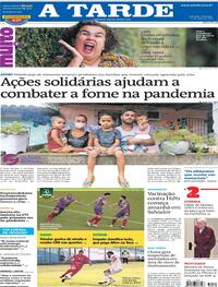 Capa do jornal A Tarde 11/04/2021