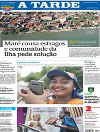 Capa do jornal A Tarde 16/05/2021