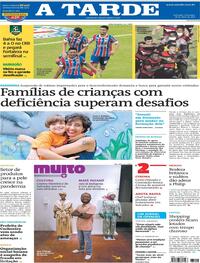 Capa do jornal A Tarde 18/04/2021