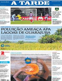 Capa do jornal A Tarde 22/04/2021