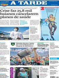 Capa do jornal A Tarde 31/01/2021