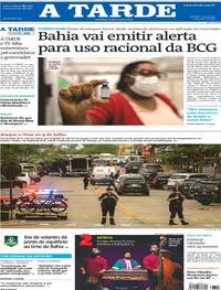 Capa do jornal A Tarde 05/07/2022
