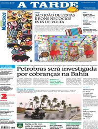Capa do jornal A Tarde 26/05/2022