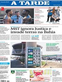 Capa do jornal A Tarde 03/03/2023