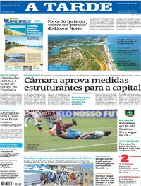 Capa do jornal A Tarde 30/11/2023
