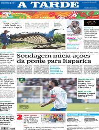 Capa do jornal A Tarde 01/02/2024