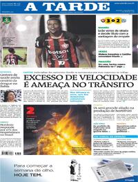 Capa do jornal A Tarde 01/04/2024