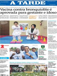 Capa do jornal A Tarde 02/04/2024