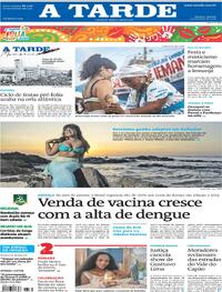 Capa do jornal A Tarde 03/02/2024