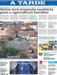 Capa do jornal A Tarde 04/04/2024