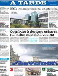 Capa do jornal A Tarde 05/03/2024