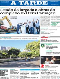 Capa do jornal A Tarde 06/03/2024