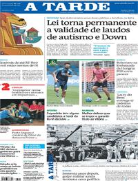 Capa do jornal A Tarde 06/04/2024