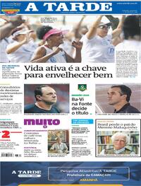 Capa do jornal A Tarde 07/04/2024