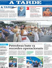 Capa do jornal A Tarde 09/03/2024
