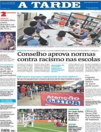 Capa do jornal A Tarde 09/05/2024