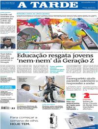 Capa do jornal A Tarde 10/06/2024