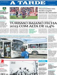 Capa do jornal A Tarde 11/04/2024