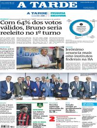 Capa do jornal A Tarde 12/03/2024