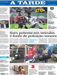 Capa do jornal A Tarde 15/04/2024