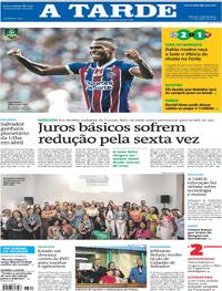Capa do jornal A Tarde 21/03/2024