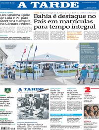 Capa do jornal A Tarde 24/02/2024
