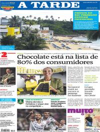Capa do jornal A Tarde 24/03/2024