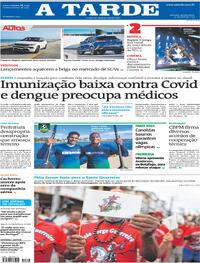 Capa do jornal A Tarde 24/04/2024