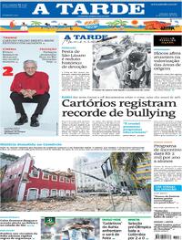 Capa do jornal A Tarde 27/01/2024