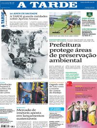 Capa do jornal A Tarde 27/04/2024