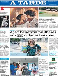 Capa do jornal A Tarde 30/05/2024