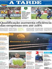 Capa do jornal A Tarde 31/03/2024