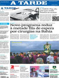 Capa do jornal A Tarde 02/08/2025