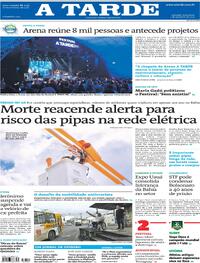 Capa do jornal A Tarde 02/09/2025