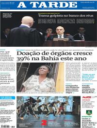 Capa do jornal A Tarde 03/09/2025