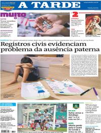 Capa do jornal A Tarde 04/05/2025