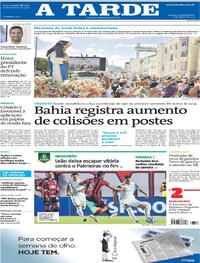 Capa do jornal A Tarde 04/08/2025