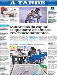 Capa do jornal A Tarde 04/09/2025