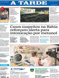 Capa do jornal A Tarde 04/10/2025