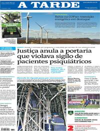 Capa do jornal A Tarde 05/06/2025