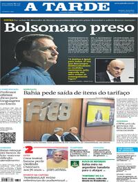 Capa do jornal A Tarde 05/08/2025