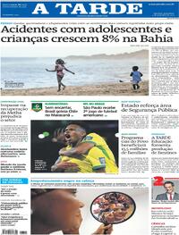 Capa do jornal A Tarde 05/09/2025