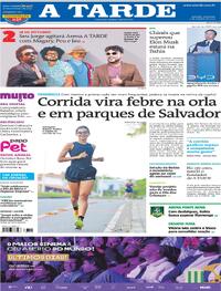 Capa do jornal A Tarde 05/10/2025