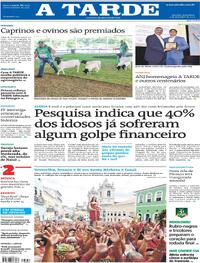 Capa do jornal A Tarde 05/12/2025