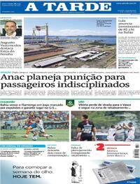 Capa do jornal A Tarde 06/10/2025